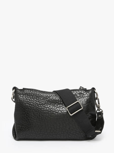 Cross Body Tas Vintage Leder Mila louise Zwart vintage 3864E ander zicht 4